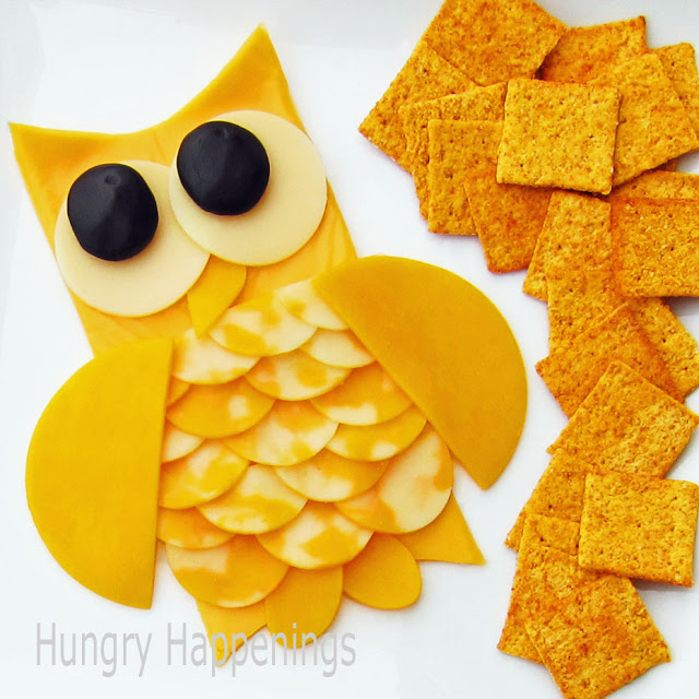 Halloween-recipe-cheese-slice-owl-party-food-