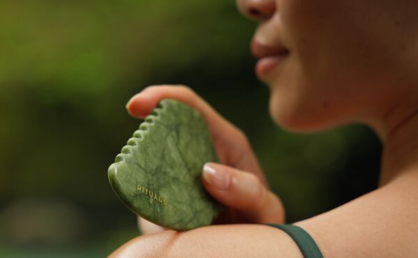 Gua sha εργαλείο λεμφικό μασάζ σπίτι