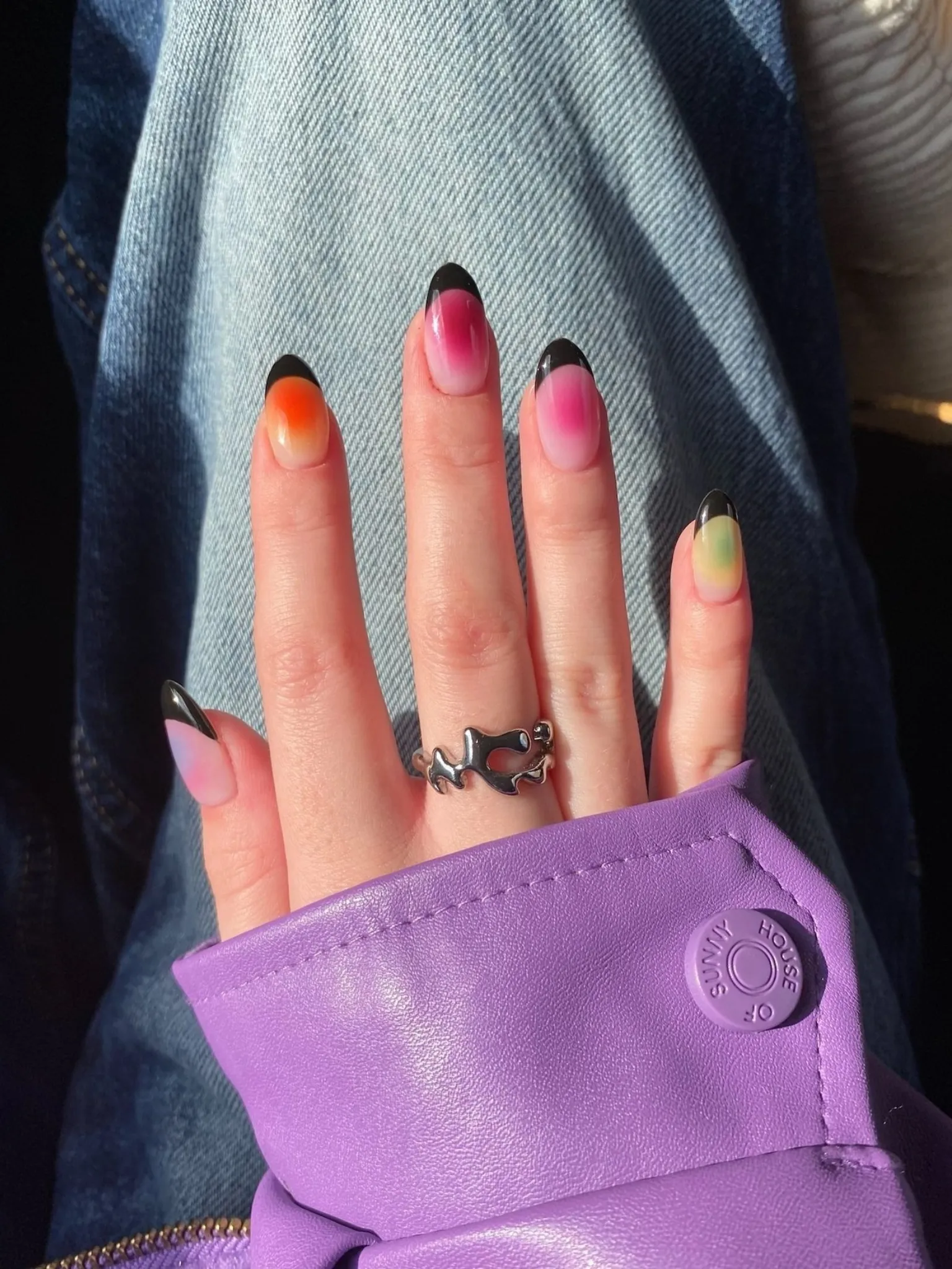 Tie dye ombre νύχια 2026